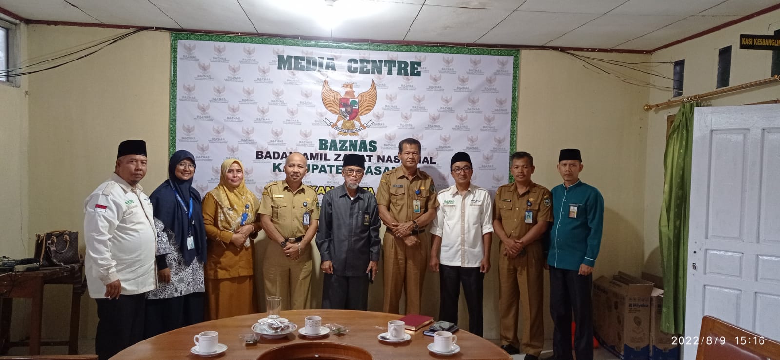 PERTEMUAN DINAS SOSIAL DAN BAZNAS PASAMAN  SEPAKATI PROGRAM UNGGULAN